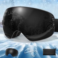 AliExpress Outdoor Sport Snow Ski Goggles Double Layers Sponge Anti-fog Glasses UV400 Snowboard Snowmobile Eyewear Winter Cycling Christmas