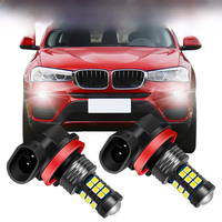 2pcs Car LED Fog Light Bulb For BMW X3 F25 2012 2013 2014 2015 2016 2017 2018 2019 2020 Front Fog Lamps Accessories
