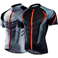 AliExpress NONE cycling Men Jersey Bike Black Red Gray Shirt Summer Breathable Short Sleeve Bike Clothes