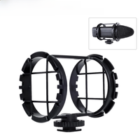 BOYA BY-C03 Suporte de choque para câmera para microfones de 1 "a 2" de diâmetro (se encaixa no Zoom H1) BOYA BY-C03 Suporte de choque para câmera para microfones de 1 "a 2" de diâmetro (se encaixa no Zoom H1)