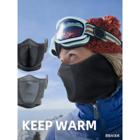 AliExpress WRELS Winter Warm Half Face Mask Unisex Polar Fleece Windproof Cold Proof Ear Protection Breathable for Outdoor Running Cycling Sport