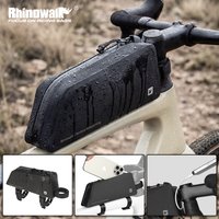 Rhinowalk Bicycle Top Tube Bag Tool Bag 1L Waterproof Phone Bag Frame Bag Travel Storage Bicycle Accessories