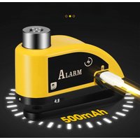 AliExpress NONE Rechargeable Padlock For Motorcycle Alarm Disc Lock 110db Anti-Theft Alarm For Motorcycle Bike Alarm With 1.5m Reminder Cable