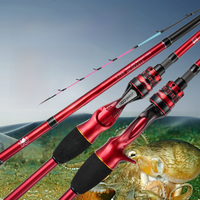 Sea Fishing Rod 175M MT Cuttlefish Rod Metal Top Octopus Fishing rod with Fuji rings Hanchi Fishing rod light weight