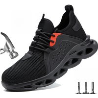 Safety Shoes Men Anti-smash Anti-puncture Work Shoes Men Sport Shoes Security Protective Boots Men Breathable Work Sneakers