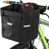 AliExpress LIXADA Bicycle Front Basket Removable Waterproof Bike Handlebar Basket Pet Carrier Frame Bag