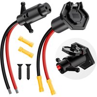 Drag motor plug, 12V-24V 10-wire drag motor socket, universal marine trolling motor fit, motor quick connection socket