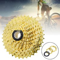 AliExpress NONE VG SPORTS Mountain Bike Freewheels 8/9/10/11 Speed Gold Mountain Road Bike Flywheel Wear-resistant Lightweight Cassette Flywheel