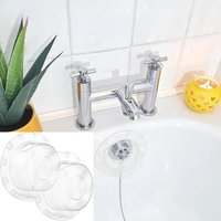 1/PCS PVC Bath Prevent Over Flowtran Sparent Drain Cover Anti-Overflow Bathtub Stopper Shower Bathroom Accessories