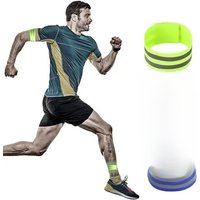 AliExpress 2PCS Running Reflective Arm Bands for Wrist Ankle Leg LED Reflector Armband Night Cycling Safety Light Tape Led Bracelet Strap
