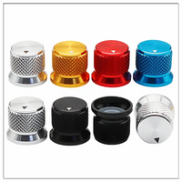 Color aluminum alloy knob 17*15.5 plum hole 6mm potentiometer knob cap rotation cap