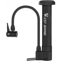 AliExpress West Biking WEST BIKING MTB Bicycle Pump 80 PSI Bike Manual Air Pump Balloon Tire Inflator Schrader Valve Floor Pump Cycling Accesories