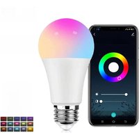 Tuya Smart Led Bulb E27 220V Smart Light Dimable Bluetooth RGB Lamp APP Control for Bedroom Room Decoration Party Lights