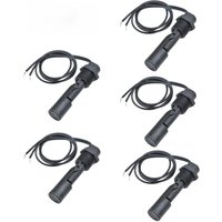 AC 0-220V 10W Level Sensor 0~80℃ Liquid Water Level Sensor Detector Float Switch Plastic Aquarium Tank Pool FlowSensor