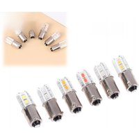 AliExpress NONE 1Pcs BA9S Led Bulb 6V Upgrade Bulbs 4LED Lamp Replacement For Flashlight Headlight Motor Bicycle Lighting Instrument LED Bulb