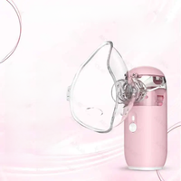 JUSTLANG Rechargeable Nebulizer Portable Min Silent Handheld Inhaler Ultrasonic Inhalator Mesh Atomizer Baby Adult Cough Asthma