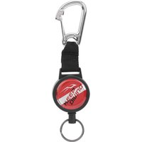 Diving Stainless Steel Wire Stretch Spring Rope Lanyard Antilost Key Ring BCD Accessory