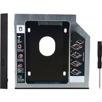 UTHAI DW95S HDD Caddy 9.5mm Aluminum Optibay SATA 3.0 Hard Disk Drive Box Enclosure DVD Adapter 2.5 SSD 2TB For Laptop CD-ROM