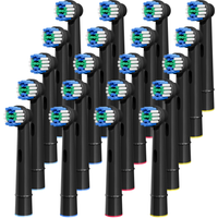 Cabeças de escova de dentes de reposição compatíveis com Oral B Braun Cabeças de escova elétrica profissional 1000 1500 3000 6000 7000 7500 8000 Cabeças de escova de dentes de reposição compatíveis com Oral B Braun Cabeças de escova elétrica profissional 1000 1500 3000 6000 7000 7500 8000