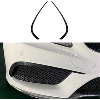 Front Bumper Spoiler Fog Lamp Grill Cover Air Knife Splitter Body Kit For Mercedes-Benz E-Class Coupe C207 AMG Line 2013-2016