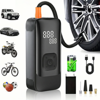 AliExpress NONE Qenrix 150PSI Cordless Rechargeable Tire Inflator D5, Portable Digital Air Compressor Pump for Car SUV Motorcycle Bike