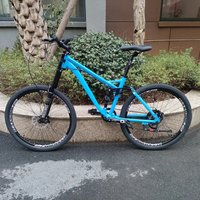AliExpress NONE Kalosse-Full Suspension Mountain Bike, 26x17 Inches, 24 Speed Bicycle