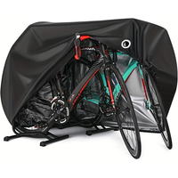 AliExpress NONE Bike Cover For 2 Bikes Outdoor Waterproof Bicycle Cover Rain Sun UV Dust Windproof With Lock Hole