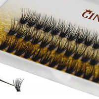 Fluffy Bundles 30D/40D Cluster False Eyelash DIY Self Fanning Lash Extension Individual 8-16mm Eyelash Supplies Drop shipping