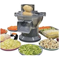 Commercial Vegetable Dicing Machine Ham Sausage Potato Radish Slicer