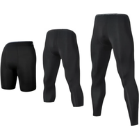 Mens Compression Pants Tights Cool Dry Leggings Sports Baselayer Running Tights Athletic Workout Active Shorts
