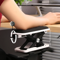 Computer Armrest Pad Extender Hand Bracket Easy Install For Desk Chair Rotatable Mouse Mat Home Office Support Holder Gaming