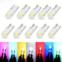 T10 W5W LED Canbus Glass COB 6000K Bright White Auto Interior Reading Light Bulb for 12-24V Motor Vehicles 168 194 192 DC Amagi