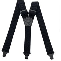 Fashion Heavy Duty Suspenders for Men Wide Work Suspenders Adjustable Straps Y Back with Plastic Clips
