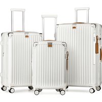 Joyway Luggage Sets 3 Piece, Expandable Suitcase with Smart Cup Holder and USB Port, Hardside Carry On Checked with TSA Lock