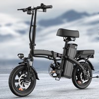 Urlife Commuter E-Bike 14 Inch Folding 250W 48V 7.5Ah Removable & Fast Charge Battery 40KM Range Hydraulic Front Suspension Dual Disc Brakes image 4