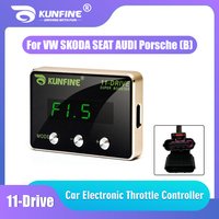 Samochodowy elektroniczny sterownik przepustnicy Wyścigowy akcelerator Silny wzmacniacz do VW SKODA SEAT AUDI Porsche (B) Części tuningowe Akcesoria