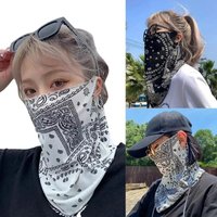 AliExpress NONE Fashion Punk Sunscreen Mask for Men Women Summer Face Neck UV Protection Ear Scarf Hip Hop Outdoor Sports Cycling Bandana Scarfs