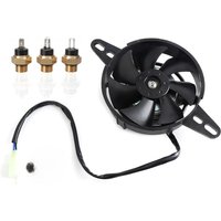 AliExpress 4 inch Universal Motorcycle Radiator Cooling Fan Oil Cooler Water Cooler Electric Fan 12V For All Dirt Bike Motocross ATV Quad