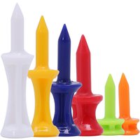 80 Pieces Golf Tees, Multi-size Limit Golf Tees, Durable Low-resistance Driving Tees, Golf Accessories