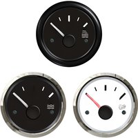KUS 52mm Pointer Water Level Meters Modification 0-190ohm 240-33ohm Black Water Level Gauges with Yellow Red Backlight 12v/24v