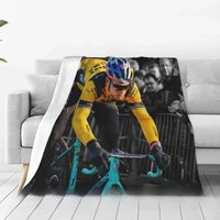 AliExpress Wout Van Aert In Action! Trend Style Funny Fashion Soft Throw Blanket Wout Van Aert Eart Aart Belgium Uae Mountain Cycling