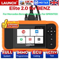 LAUNCH X431 Creader Elite 2.0 for BENZ Bidirectional obd2 scanner All System car diagnostic tool ECU coding Lifetime Free Update