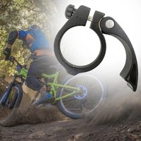 AliExpress NONE 1PC Folding Bike Ebike Bicycle Seatpost Clamp 40mm Aluminum MTB Road Bike Bicycle Aluminum Alloy Folding Seat Tube Clamp