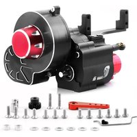 Metal 2-Speed Shift Transmission Gearbox for Axial SCX10 II III 1/10 RC Crawler – High Torque & Smooth Shifting Upgrade
