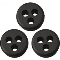 3 Pack Fuel Line Gas Tank 3 Hole Grommet For Echo Trimmer Blower V137000030 Lawn Mower Chainsaw Rubber Parts Garden Tool