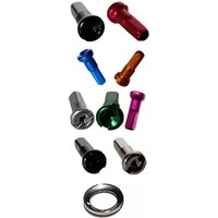 AliExpress RCRW 1pcs/lot Pillar 14G( FG2.3) Round Head Bike Spokes Nipple 7048 Washer External Brass Alloy 12mm 14mm 16mm Black Silver Red Blue