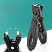 Large Jaw 8mm Openning Nail Clipper Thick Hard Special Nail Cutter Stainless Steel Manicure Tools Toe Cutter Trimmer Anti-Splash