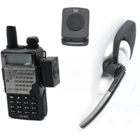 AliExpress YUXINUO Moto Bike Handsfree Bluetooth PTT Earpiece Wireless Headphone Headset For BaoFeng UV-82 UV-5R 888S Kenwood TK240 TK3160 Radio