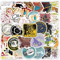 AliExpress GOGOTU 10/30/54PCS Crime Scene Graffiti Stickers Reasoning Fan DIY Funny Cartoon Decals Fridge Luggage Laptop Phone Guitar Car Bike Toy