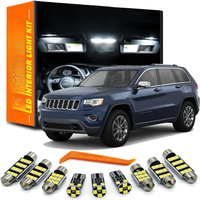 ZITWO LED Bulb Interior Dome Map Light Kit For Jeep Grand Cherokee ZJ WJ WK WK2 1993- 2016 2017 2018 2019 2020 2021 Accessories